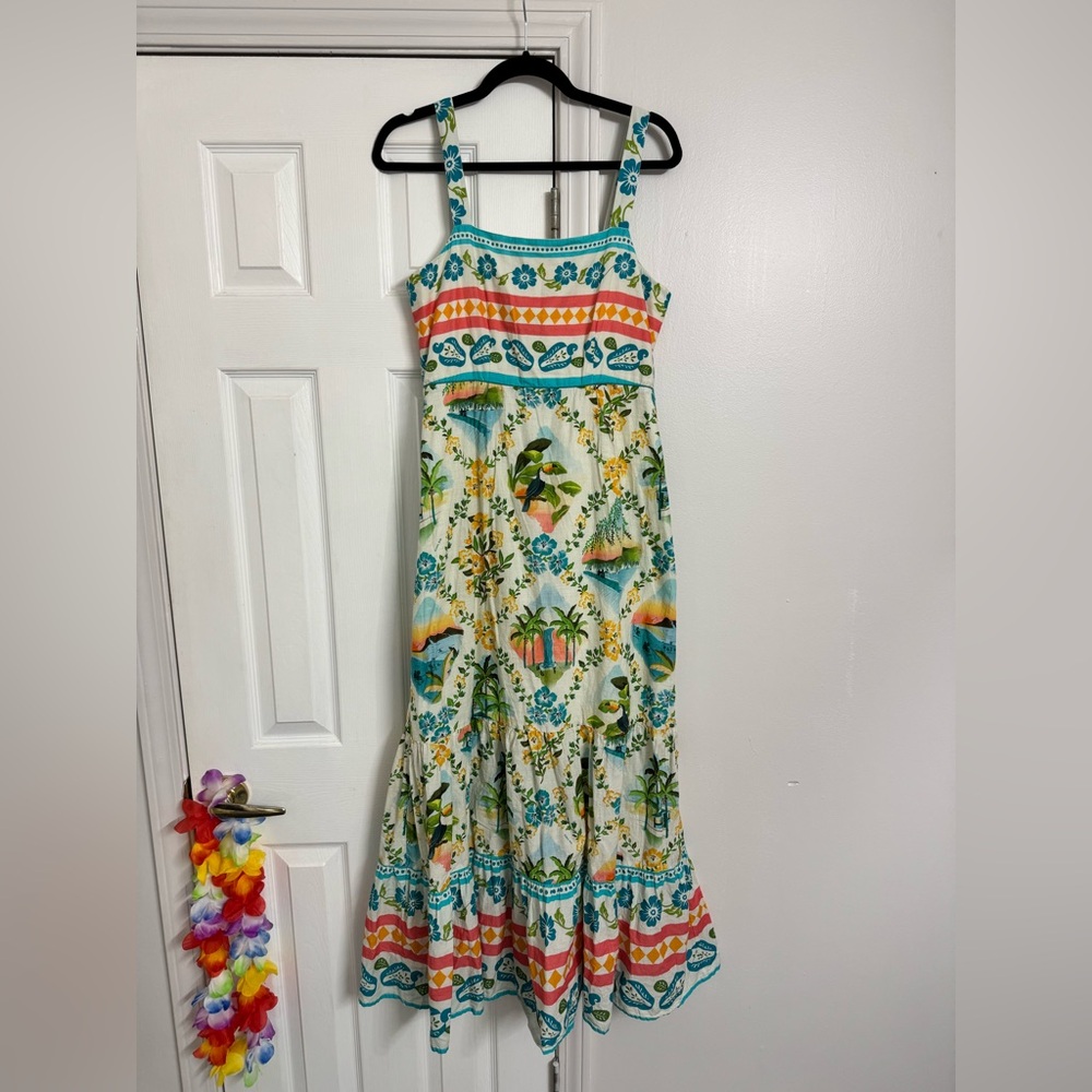 FARM Rio Multicolor Floral Maxi Dress - Picture 5 of 8